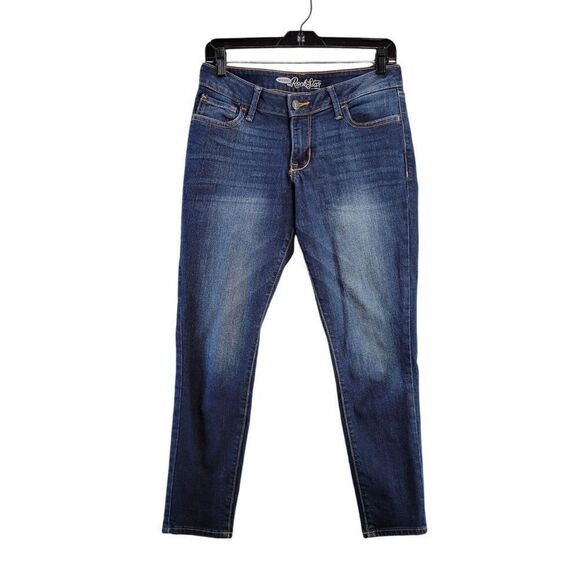 Old Navy "The Rock Star" Cropped Jeans Sz 8 - Picture 1 of 6